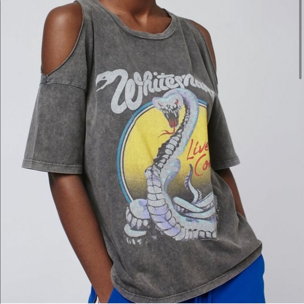 Whitesnake Band Graphic Tee Topshop Size M